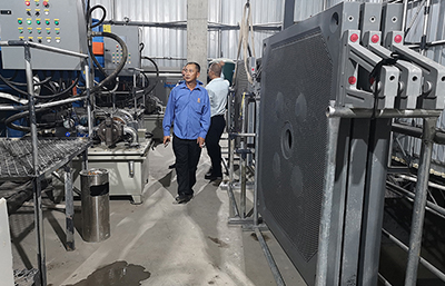 零排放+洗沙廢水回收，廂式污泥壓濾機有門道