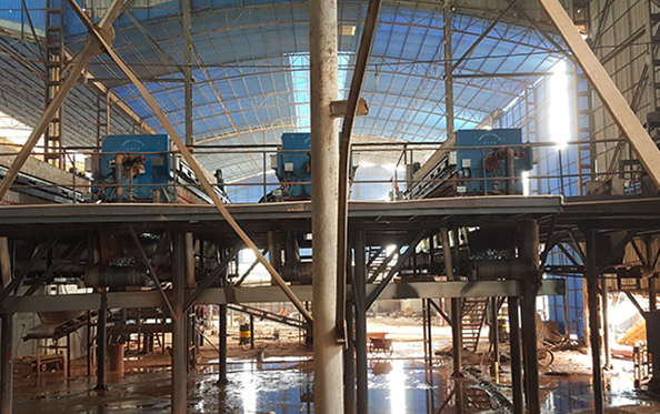 佛山某陶土原材料壓濾機(jī)工程項目