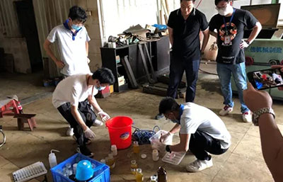 橫瀝鎮(zhèn)首宗涉刑有獎舉報：一黑電鍍廠落網