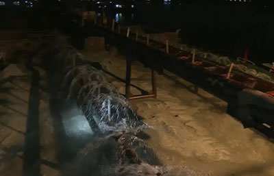 夜間出擊！增城多部門聯合執法查獲兩艘非法洗