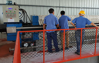 污泥壓濾機進行潤滑和保養提高使用壽命