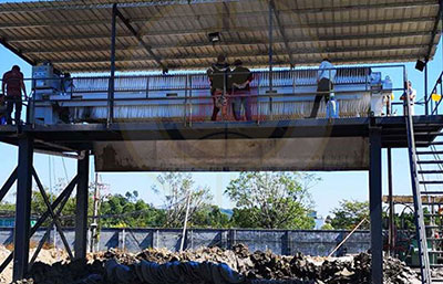 污泥壓濾機實現(xiàn)制砂零排放，洗沙尾礦處理好