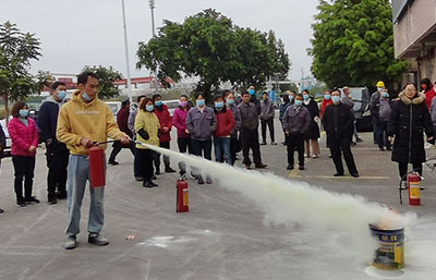 金凱地開展消防安全應(yīng)急演練活動