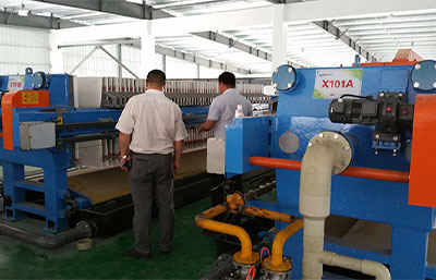 板框壓濾機使用中出現出料渾濁的原因