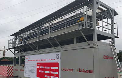 車載移動式壓濾機在河道清淤工程是應用