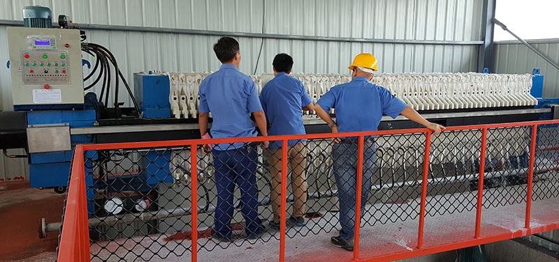 陶瓷污泥壓濾機的分析使用