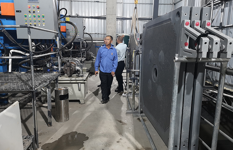 零排放+洗沙廢水回收,廂式污泥泥漿壓濾機(jī)有門道