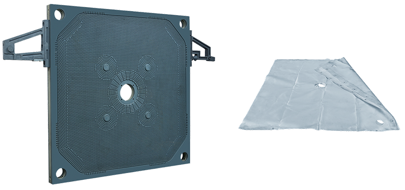 廂式壓濾機濾板,濾布