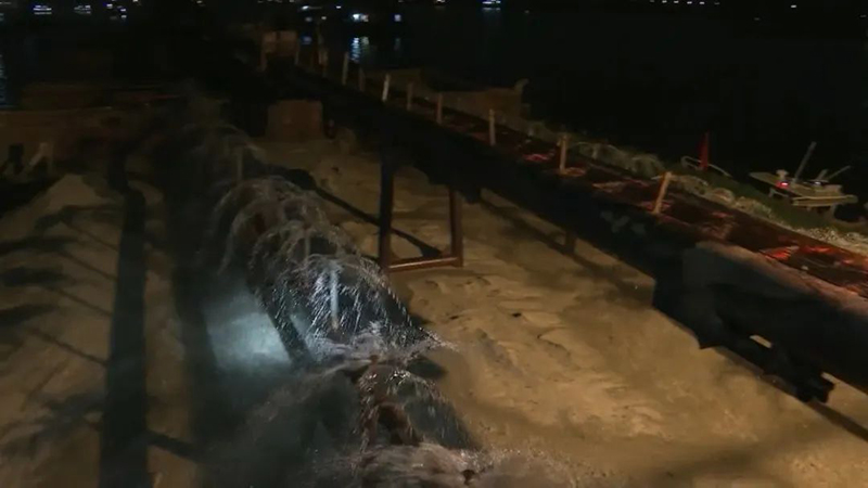 夜間出擊!增城多部門聯(lián)合執(zhí)法查獲兩艘非法洗