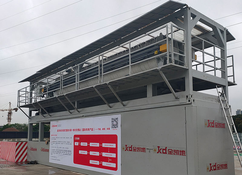 移動式泥漿壓濾機結構合理，性能完善