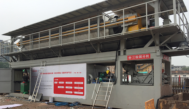 移動式泥漿壓濾機結構合理，性能完善